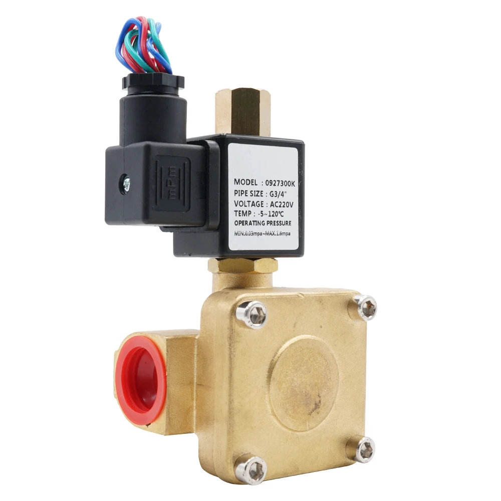 Пилотный диафрагменный электромагнитный клапан серии 0927 нормально замкнутый