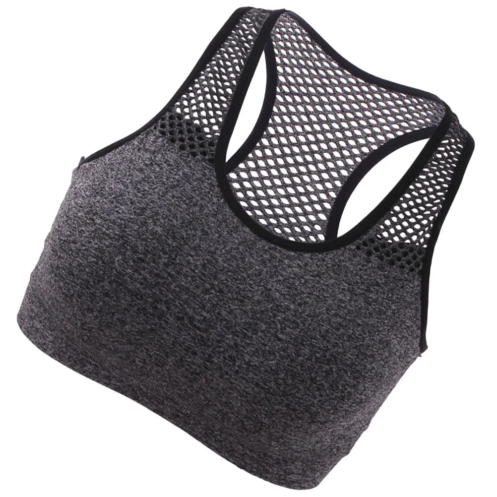 

Женское Сетчатое Спортивное поглощающее стальное нижнее белье для тренировок Фитнеса Йоги бега (Grey-S)