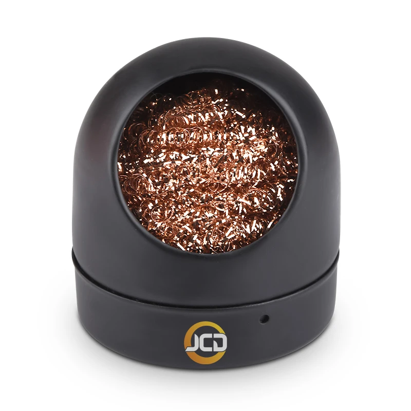 

JCD Soldering iron tip cleaning mesh filter welding solder nozzle cleaner copper wire ball clean ball dross box Cleaning Ball