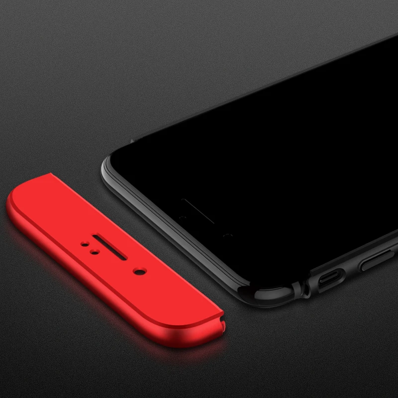 Защитный чехол на весь корпус для iPhone 7 Plus 8 5 6 360 Жесткий Чехол 6S 8Plus + стеклянная