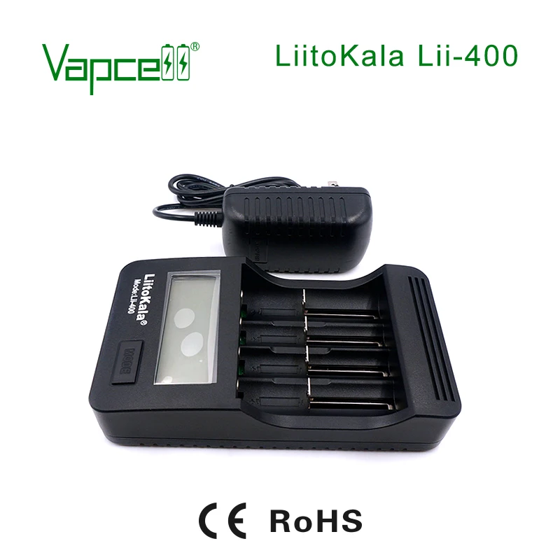 Vapcell зарядное устройство Liitokala Lii-400