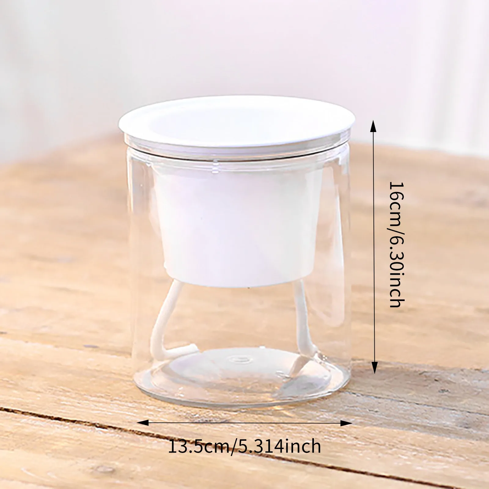 Автоматическая хорошо впитывают воду Пластик цветочный горшок для суккулентных