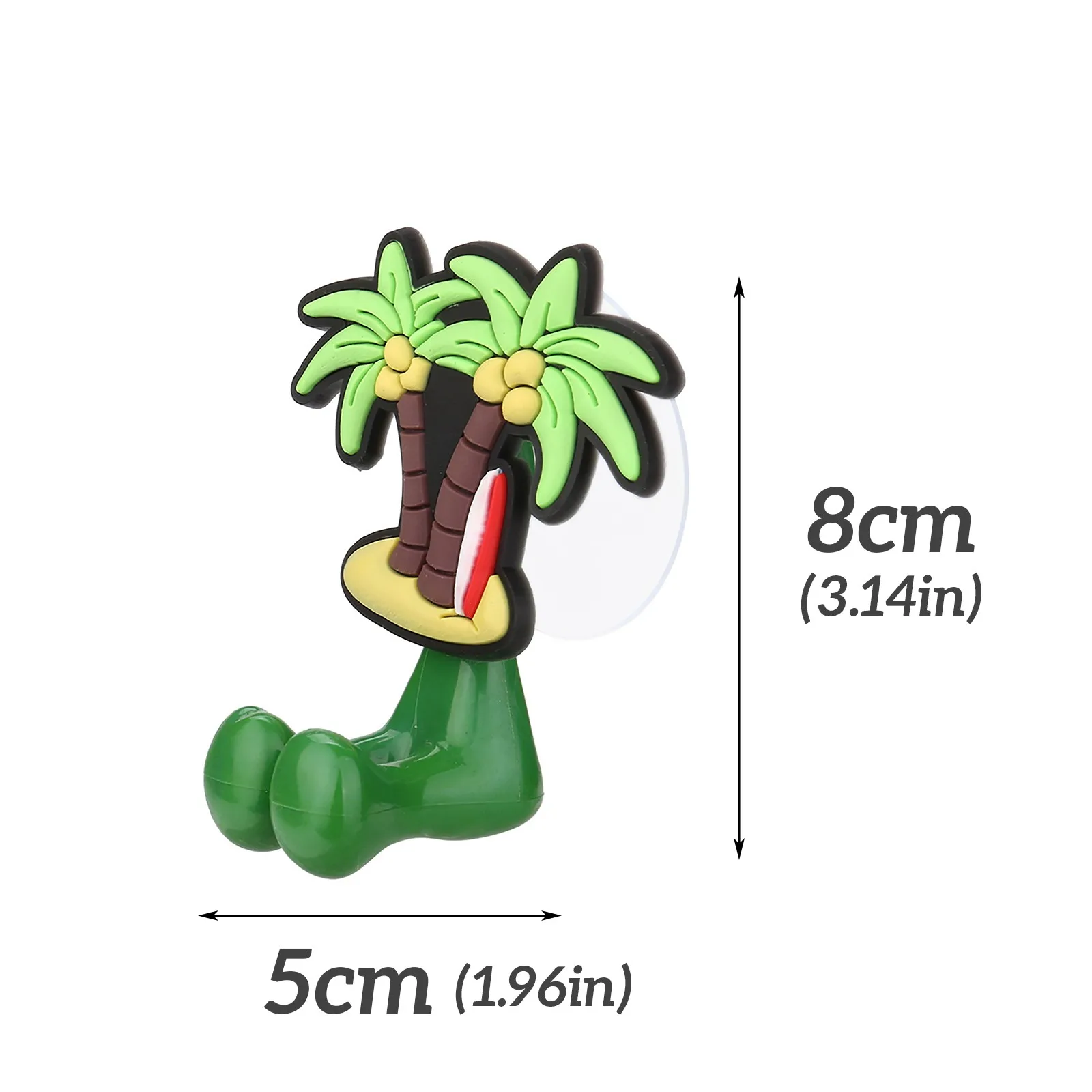 

1pc Cartoon Animal Cute Toothbrush Holder Wall Mounted Sucker Type Toothbrush Suction Wall Rack Home Bathroom Accessories #1