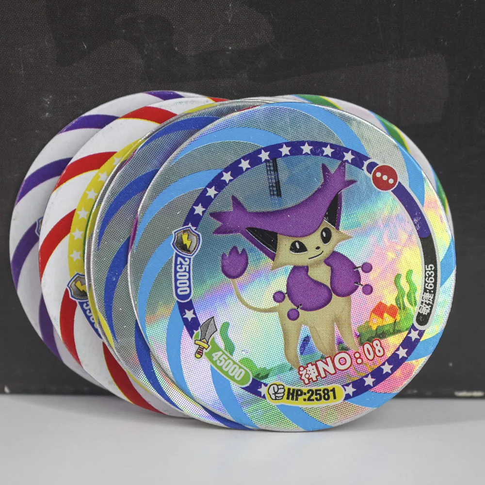 Takara Tomy 12 шт./компл. блестящие карты покемон для детей игрушки коллекции «Драконий жемчуг зет карты Kaiju Гоку, флеш-карта