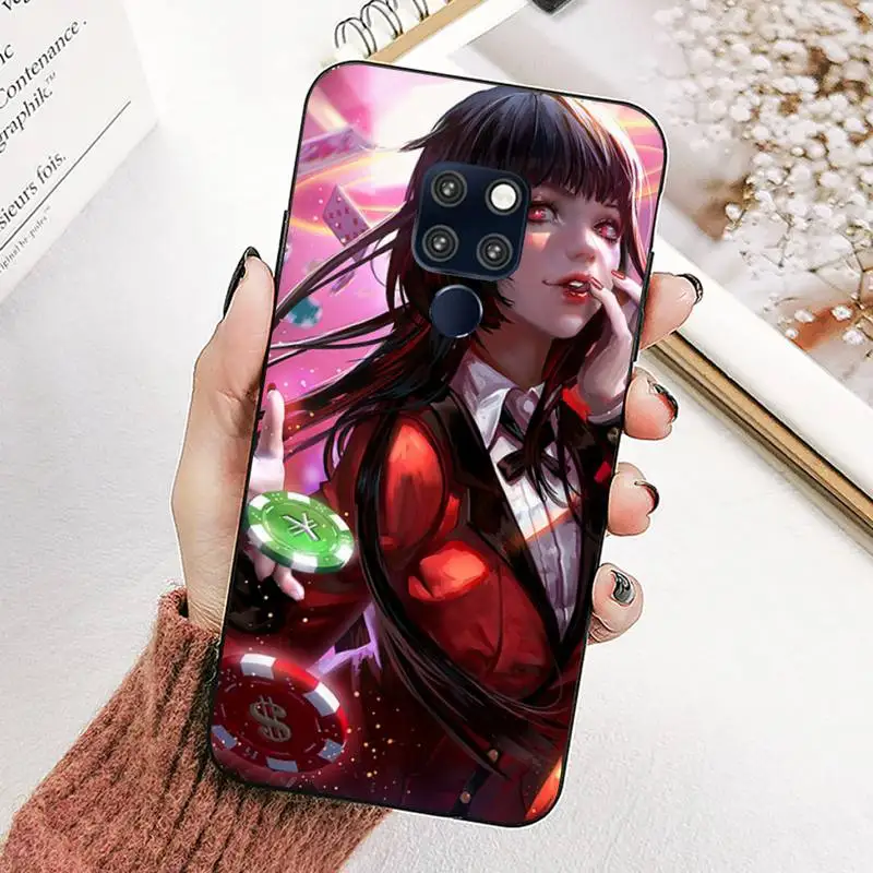 

YNDFCNB Japanese Anime Kakegurui Jabami Yumeko Phone Case for huawei mate 10 20 lite pro X Honor play Y6 5 7 9 prime 2018 2019