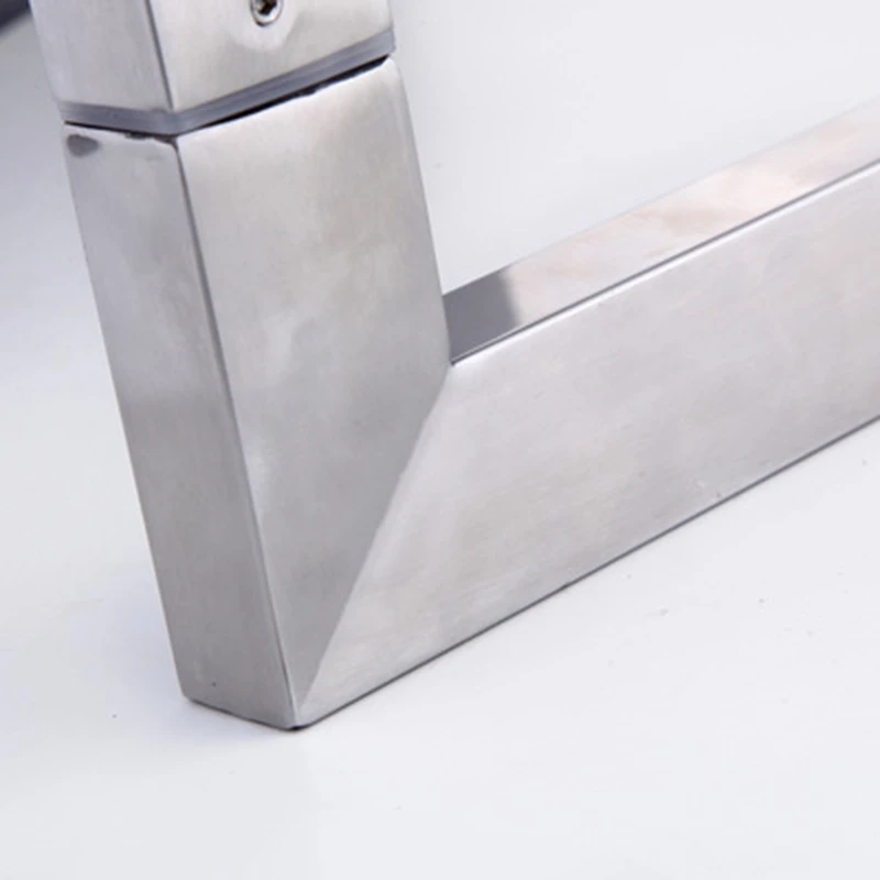 Двусторонние безрамные ручки для душа из нержавеющей стали стеклянные дверные