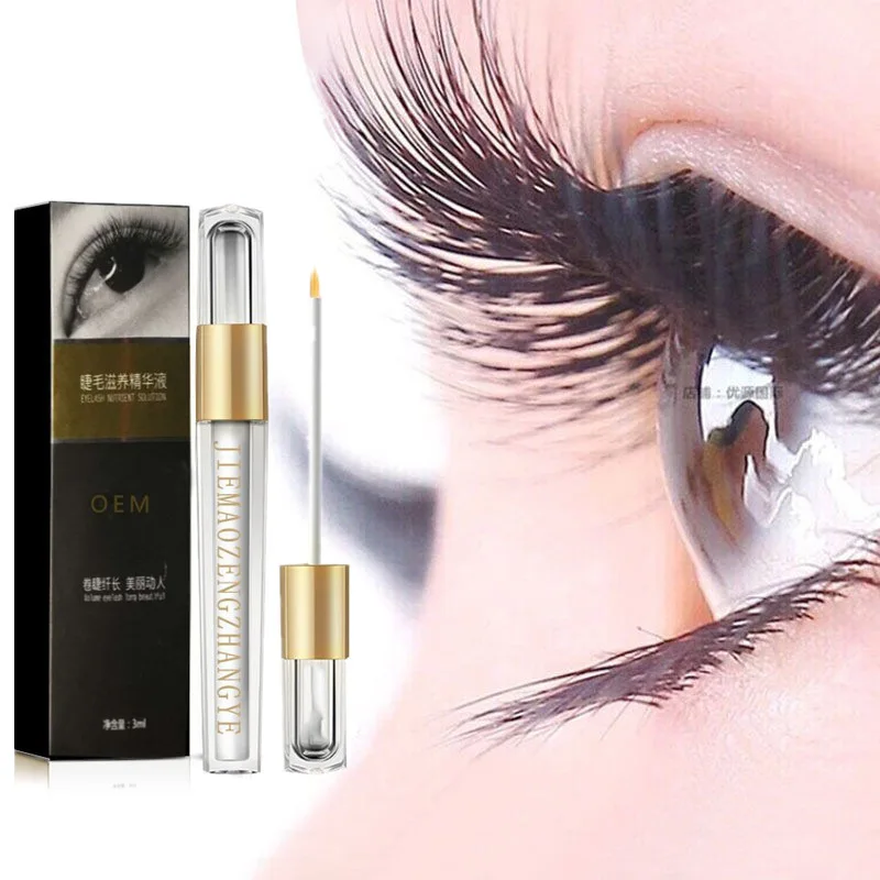 Раствор для роста ресниц тушь водостойкая плотно завивающая питающая эссенция OEM