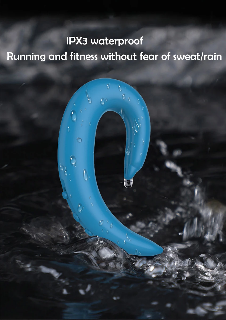 Наушники с костной проводимостью Bluetooth Беспроводные водонепроницаемые наушники