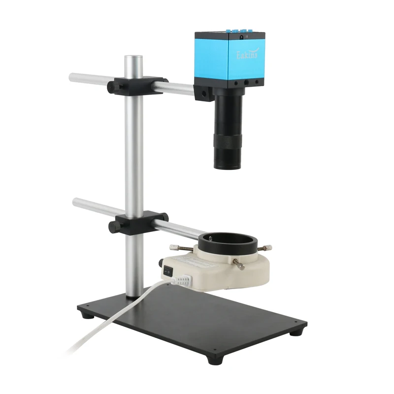 

720p 14MP HDMI USB Microscope Camera Rotatable Boom Table Stand 18CM Working Distance For IPhone PCB Check Repair Welding
