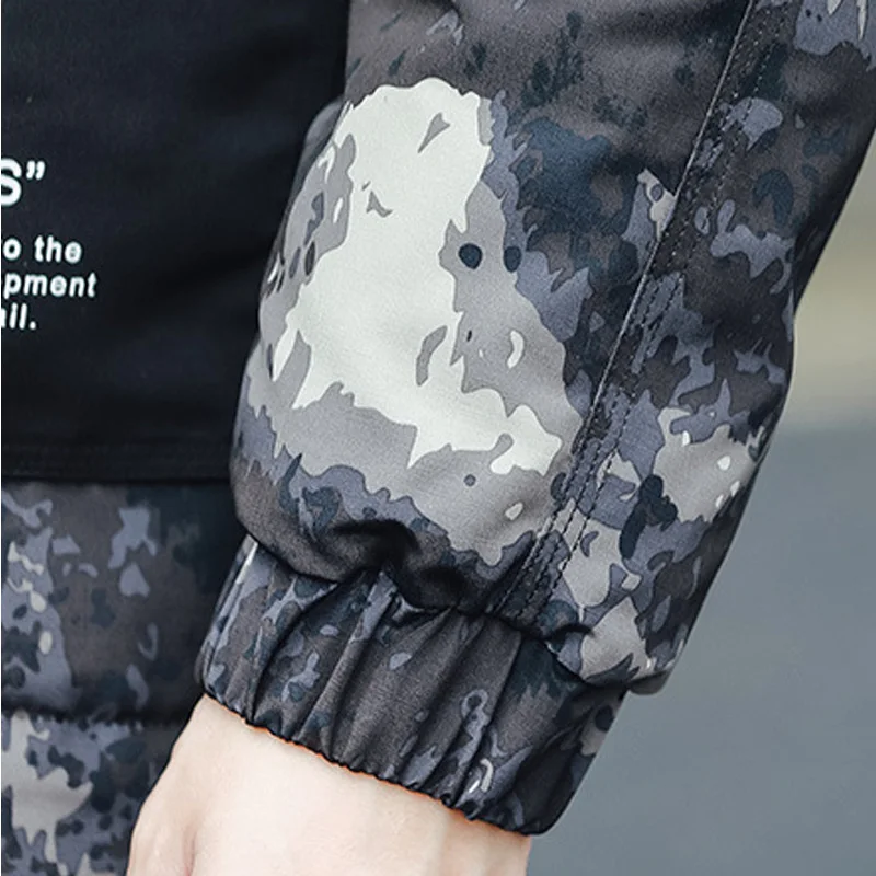 Winter Jacket Men Fashion Camouflage Style Thick Warm Parkas Fur White Duck Down Coats Casual Man Waterproof Down Jackets