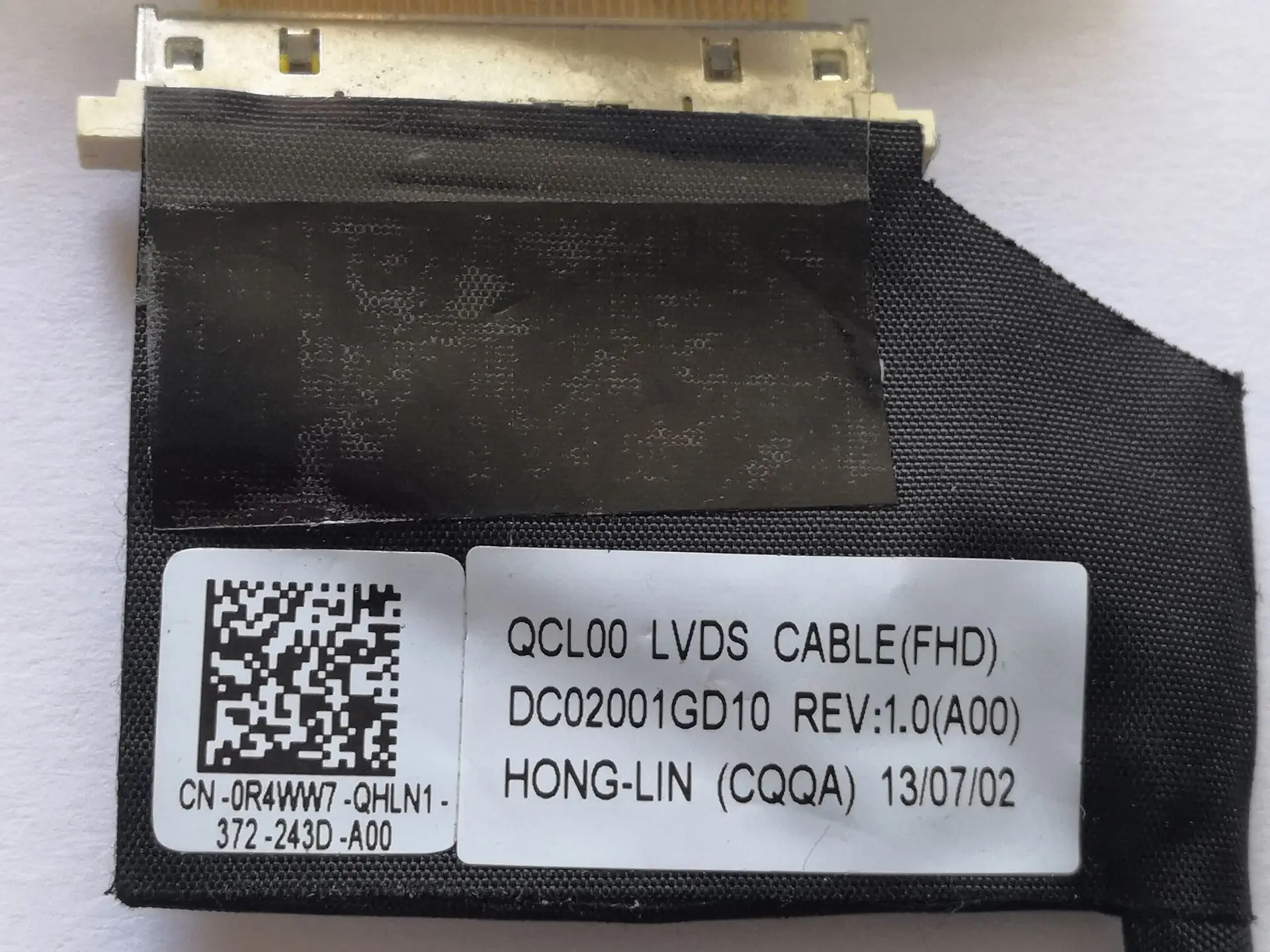 Новый светодиодный ЖК-кабель LVDS для DELL Inspiron 15R 5520 5525 7520 M521r 1920*1080 FHD 0R4WW7 DC02001GD10
