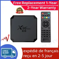 new x96mini 5g iptv box android 9 0 tv box 1g 8g 2g 16g amlogic s905w4 smart ip tv set top box ship from france