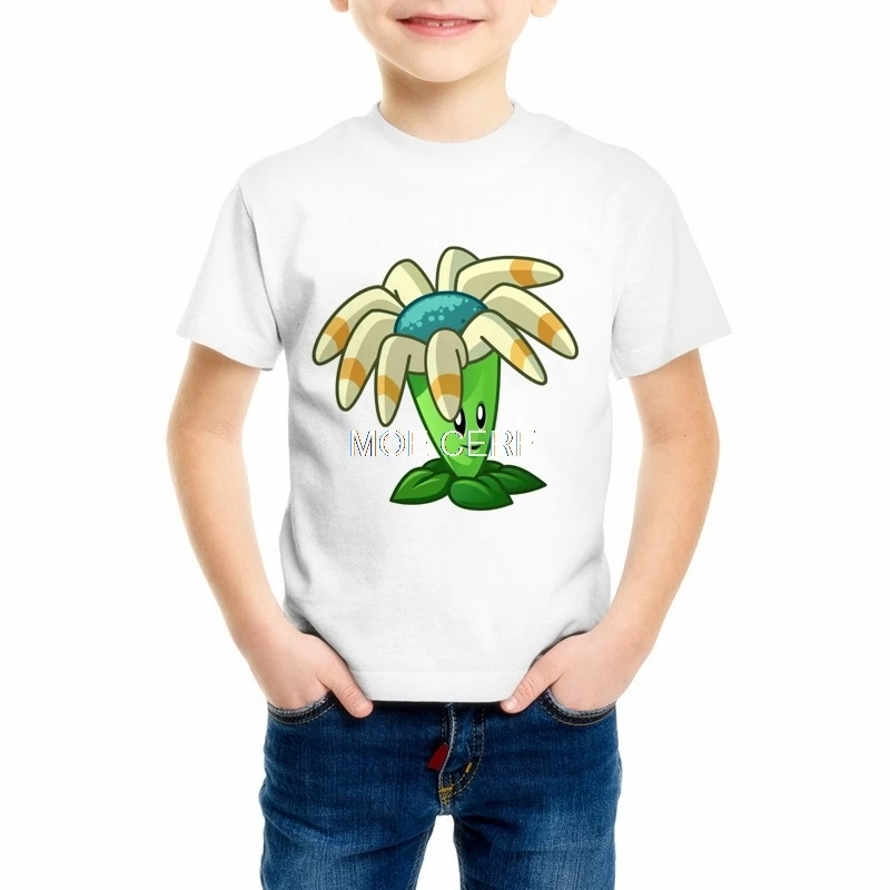 

Children Plants Vs Zombies Print Funny Girls/Boys T-Shirts Kids Summer Tops Short Sleeve Clothes Game Baby T shirt 55C-8