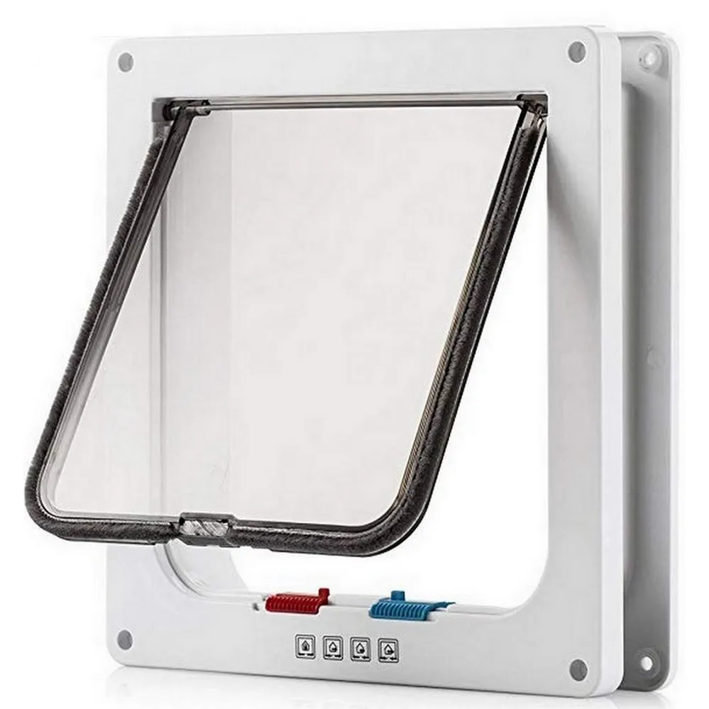 Дверь для домашних питомцев погодозащищенная 4 ходовая откидная дверь комнатных