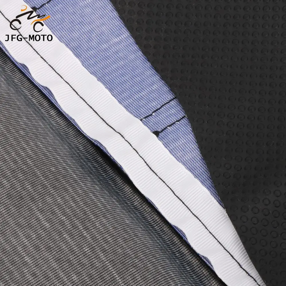 Мотоциклетный мягкий кожаный чехол с резиновыми полосками и захватом для