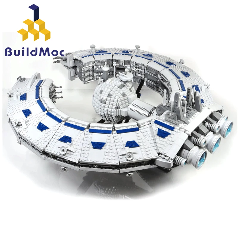 MOC 13056 кинозвезда Звездного разрушителя Lucrehulk класса броненосец Droid Управление