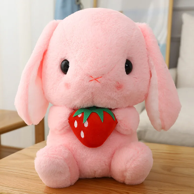 Cute Stuffed Rabbit Plush Toy Soft Cushion Bunny Kid Pillow Doll Birthday Gifts for Children Baby Accompany Sleep Animal Toys