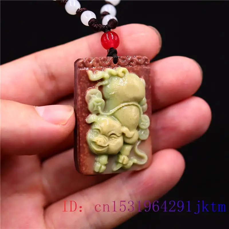 

Jade Pig Pendant Amulet Jewelry Fashion Gifts Necklace Charm Natural Carved Chinese Gemstone