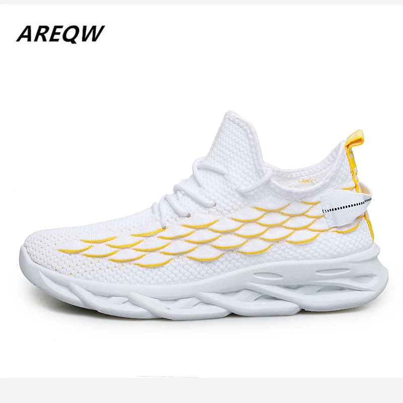 Мужские дышащие кроссовки сетчатые амортизирующие повседневная обувь Новинка