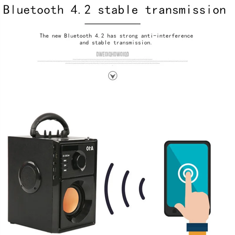 Беспроводной Bluetooth динамик мобильный телефон FM радио домашний кинотеатр портативный сабвуфер открытый стерео Boombox Coluna F4070