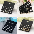 Винтаж стразы серьги из циркония круглые серьги-гвоздики 2021 Ювелирные Изделия Неправильной творчество личности серьги для вечерние