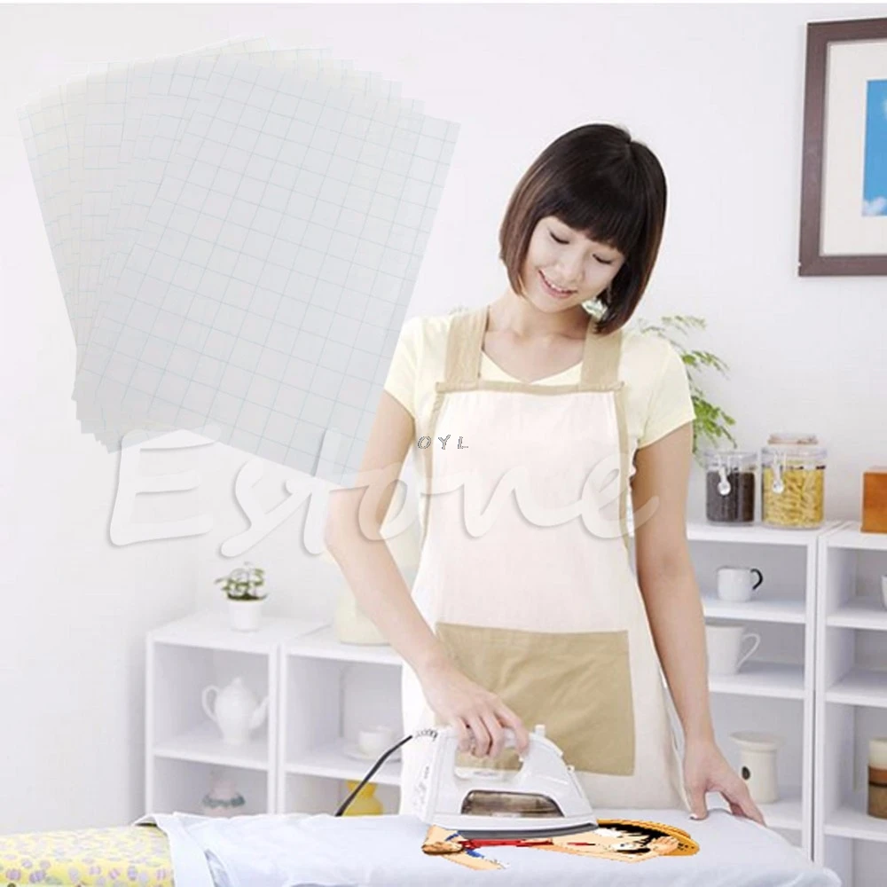 

10 Sheets A4 Iron On Inkjet Print Heat Transfer Paper for DIY Craft T-shirt New