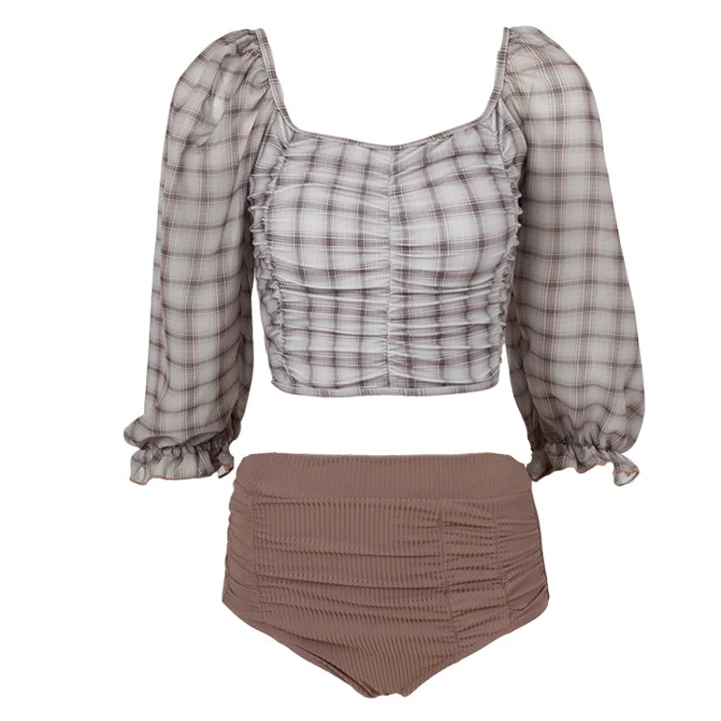 

Beautiful Swimsuit Rashguard Female For Fitness Women Swimwear Closed Girls Rash Guard Love New Split Feeling Hot Long Animal