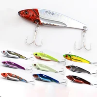 new metal laser vib fishing lure 71215g fishing tackle crankbait vibration spoon spinner sinking bait tackle
