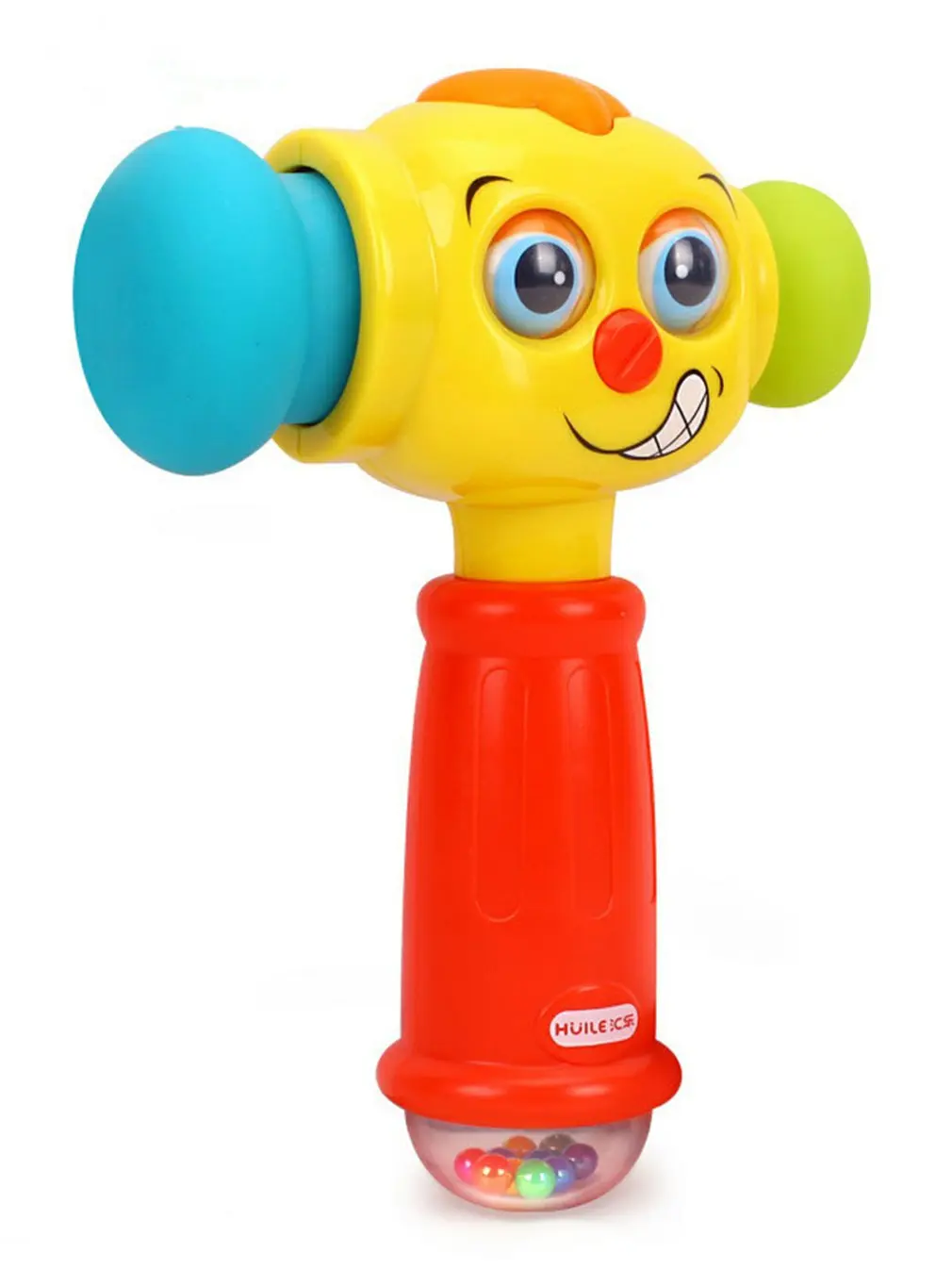 

Hitting And Hammering Interesting Toy Musical Puzzle Electric Beating Tool Kid Toy Funny Hammer With Convertible Eyeballs