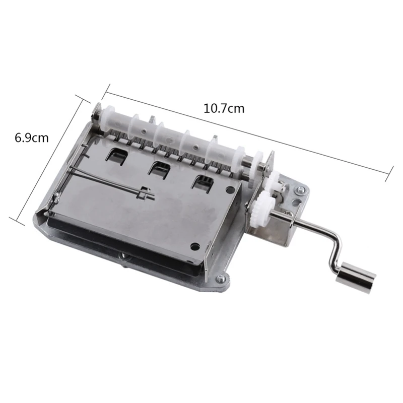 30-Note лент ручная рукоятка музыкальная Механическая Музыкальная шкатулка с