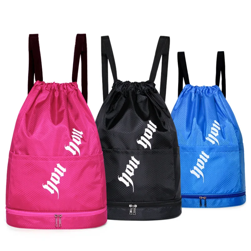 

Dry and Wet Separate Portable Swimming kit Shoulders Bag Beach Camping Backpack Sports Bag Outdoor Waterproof Bag