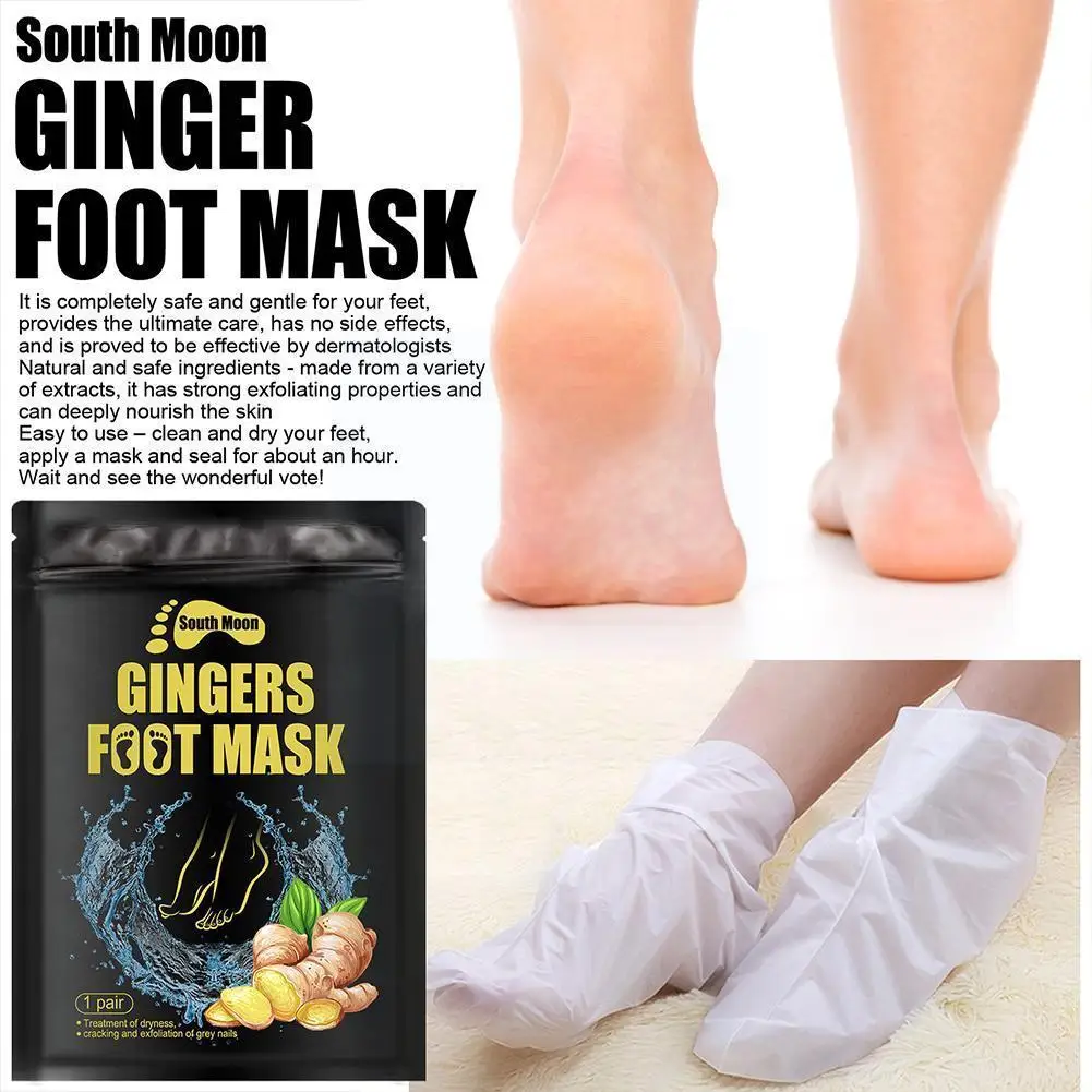 

1 пара отшелушивающая маска для ног уход за кожей пилинг для омертвевшей кожи маска для ног педикюрные носки крем для ног на каблуках H6D1