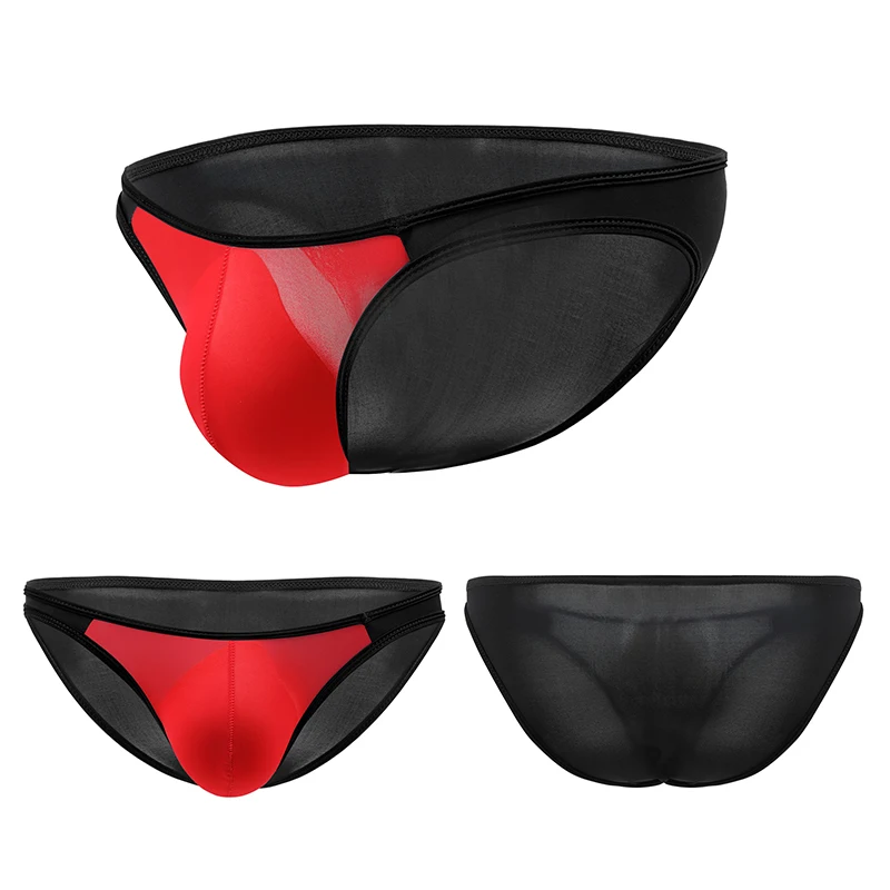 Модное нижнее белье мужские сексуальные трусы стринги с низкой талией U выпуклые