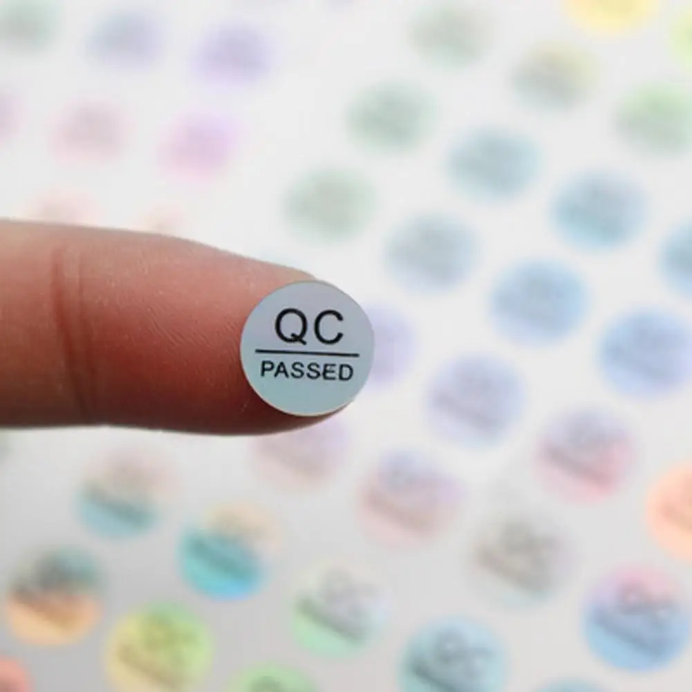 Наклейка-этикетка круглая сертифицированная или Неквалифицированная - купить по