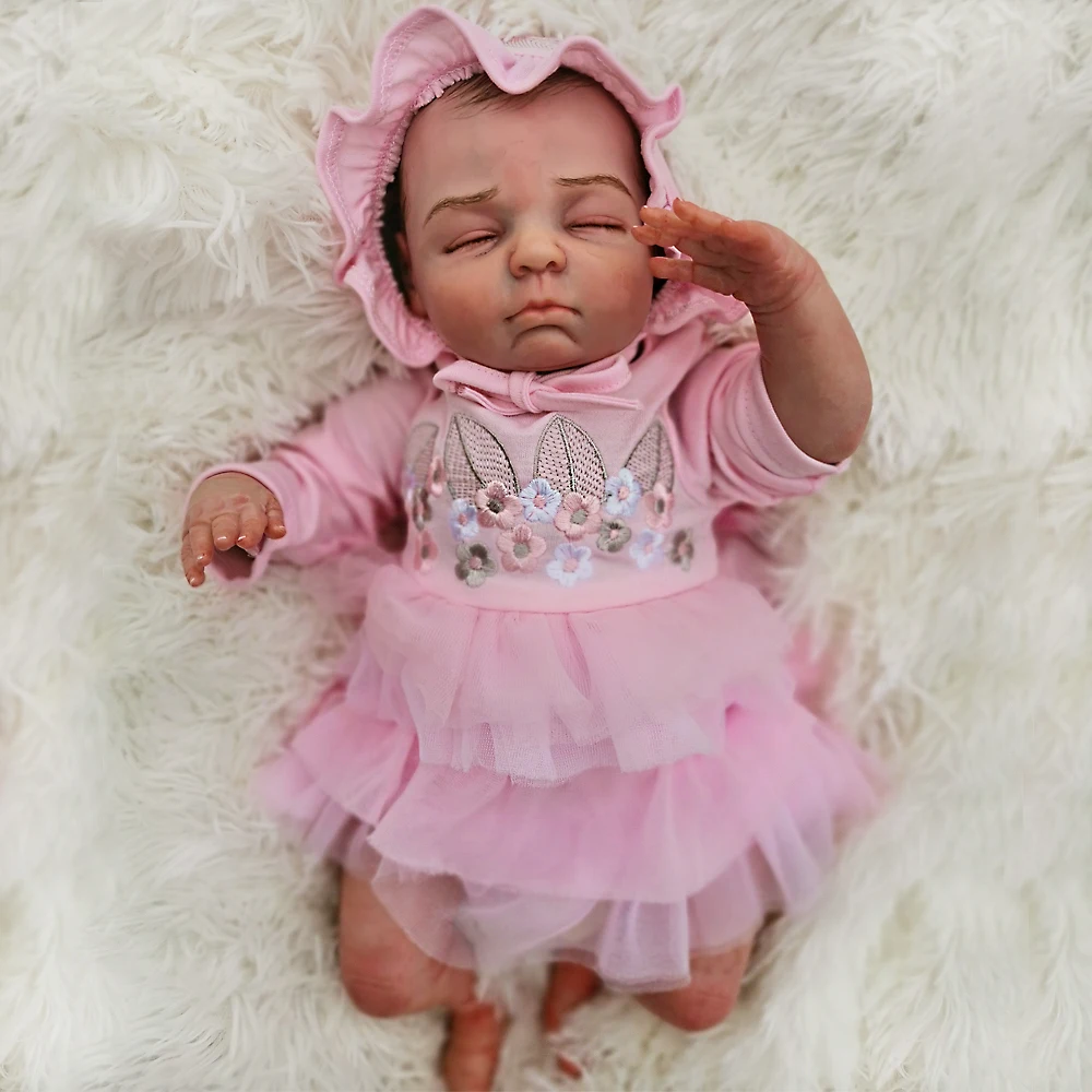 Новый дизайн Bebes reborn мягкий настоящий силикон baby dolls 18 &quot45 см коллекция