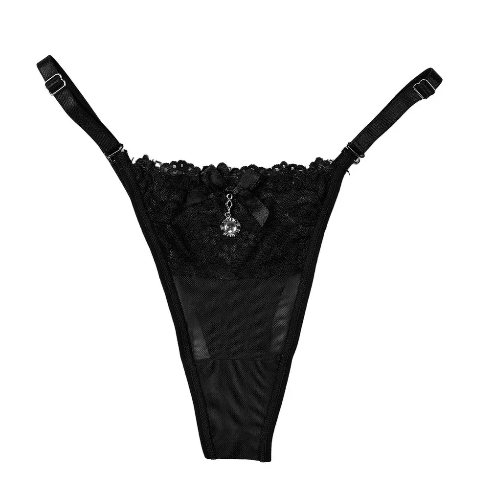 Женские трусики стринги сексуальные бесшовные с промежностью нижнее белье