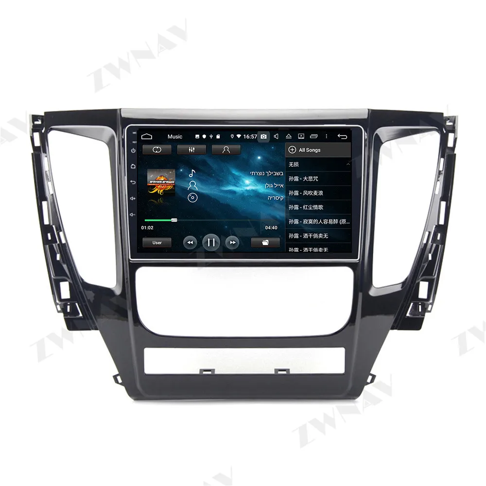 PX6 4G + 64GB Android 10 0 автомобильный мультимедийный плеер для Mitsubishi Pajero 2017 2019 Navi Radio navi