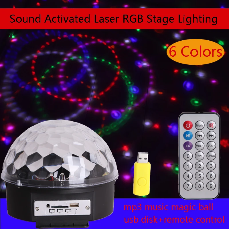 Сценическое освещение s сценисветильник для дискотеки MP3 Хрустальный волшебный