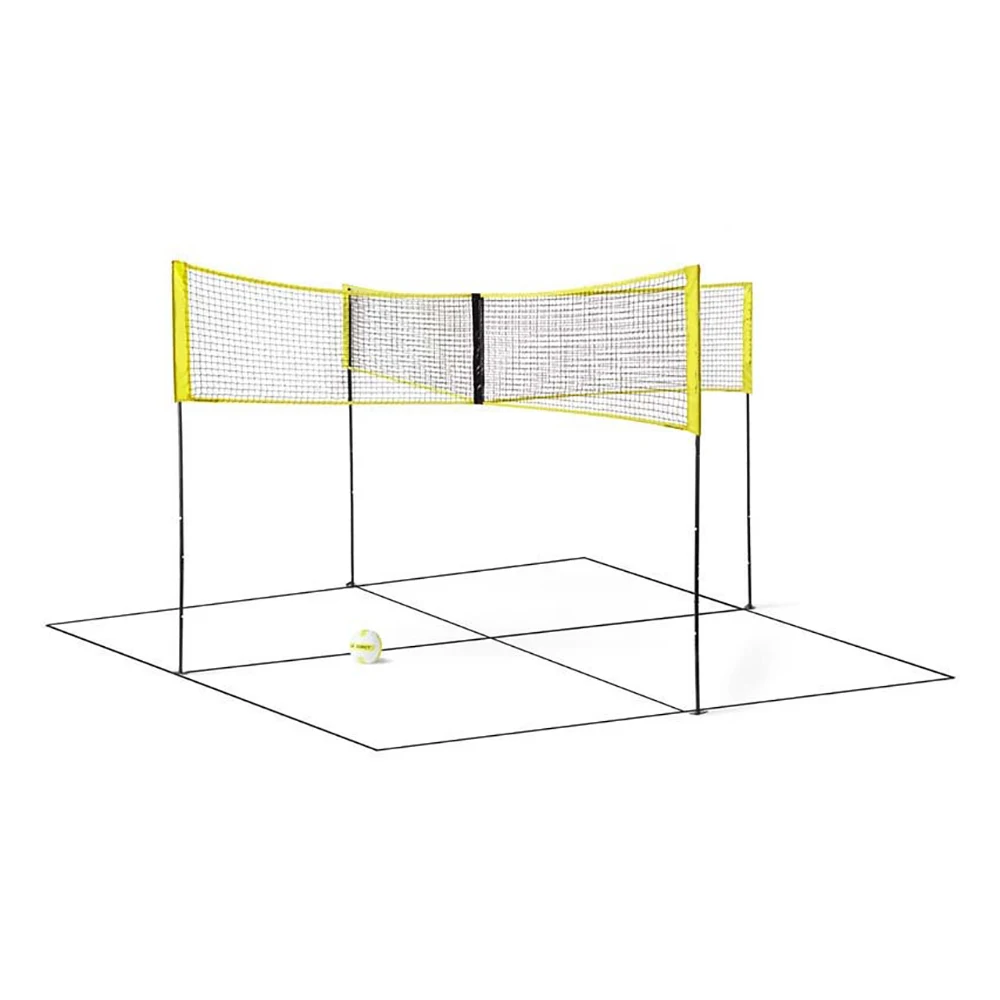 

Quick Setup Portable Four Square Volleyball Net Sport Training Net Outdoor Garden Backyard Grass Beach Volleyball Net 1.5m