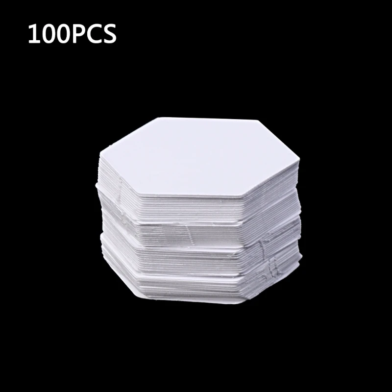 

100Pcs Hexagon Templates for Patchwork Paper Quilting Sewing Craft DIY Six Sizes