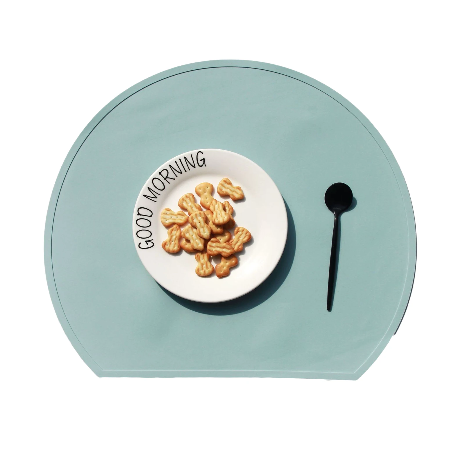 

Настольный коврик однотонный полукруглый силиконовый коврик теплоизоляционный коврик декоративный коврик для дома и ресторана