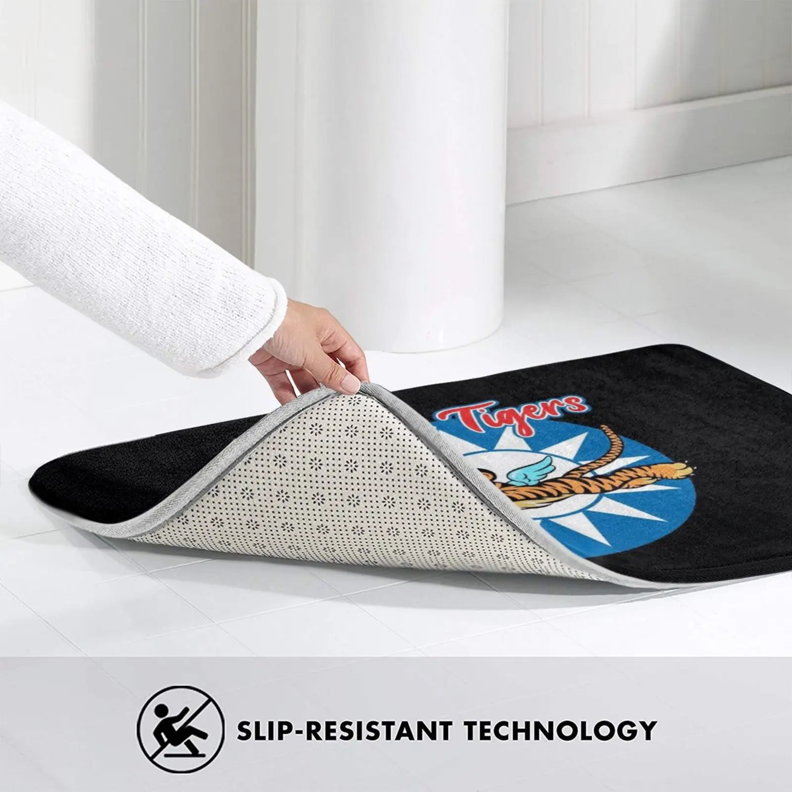 Коврик с эмблемой летающих тигров времен Второй мировой войны мягкий коврик