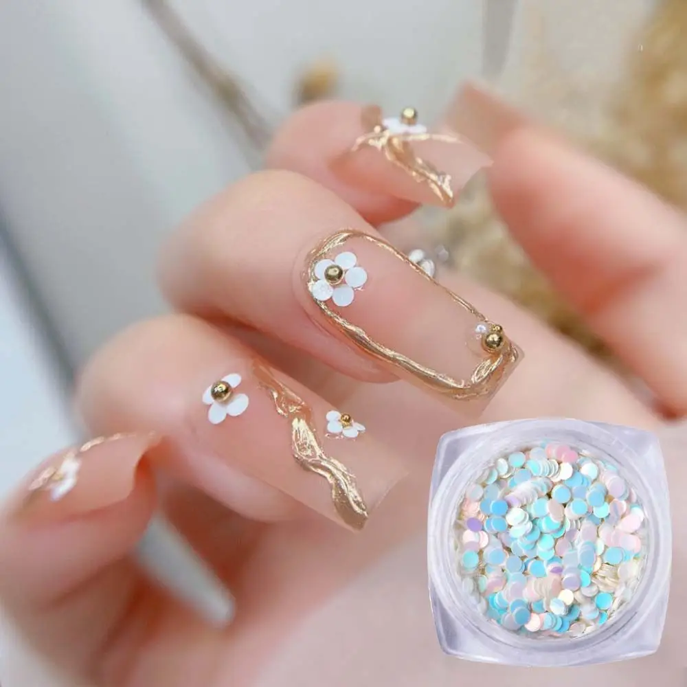 

Art Sticker Manicure Accessories Nail Art Decoration Round Nail Art Sequins