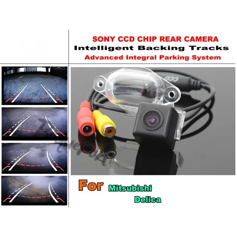 

For Mitsubishi Delica Reverse Rear View Camera Car Trajectory Intelligent Car Tracks Parking Assistance CCD HD Night Vision