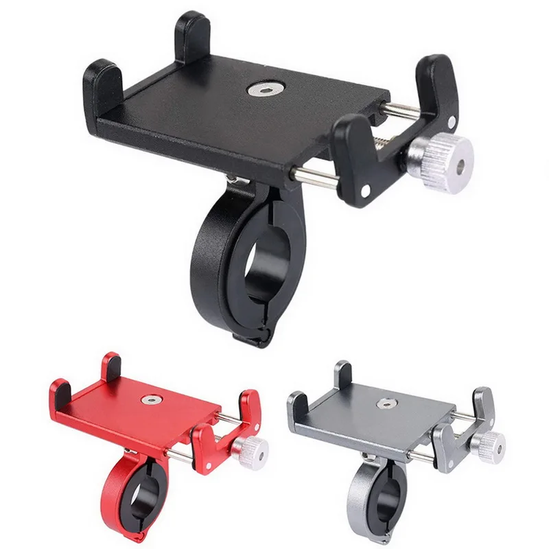 

New Aluminum Bicycle Mobile Phone Holder For Smartphone Universal Bike HandlebarSupport GPS Bike Phone Stand Mount Bracket Racks