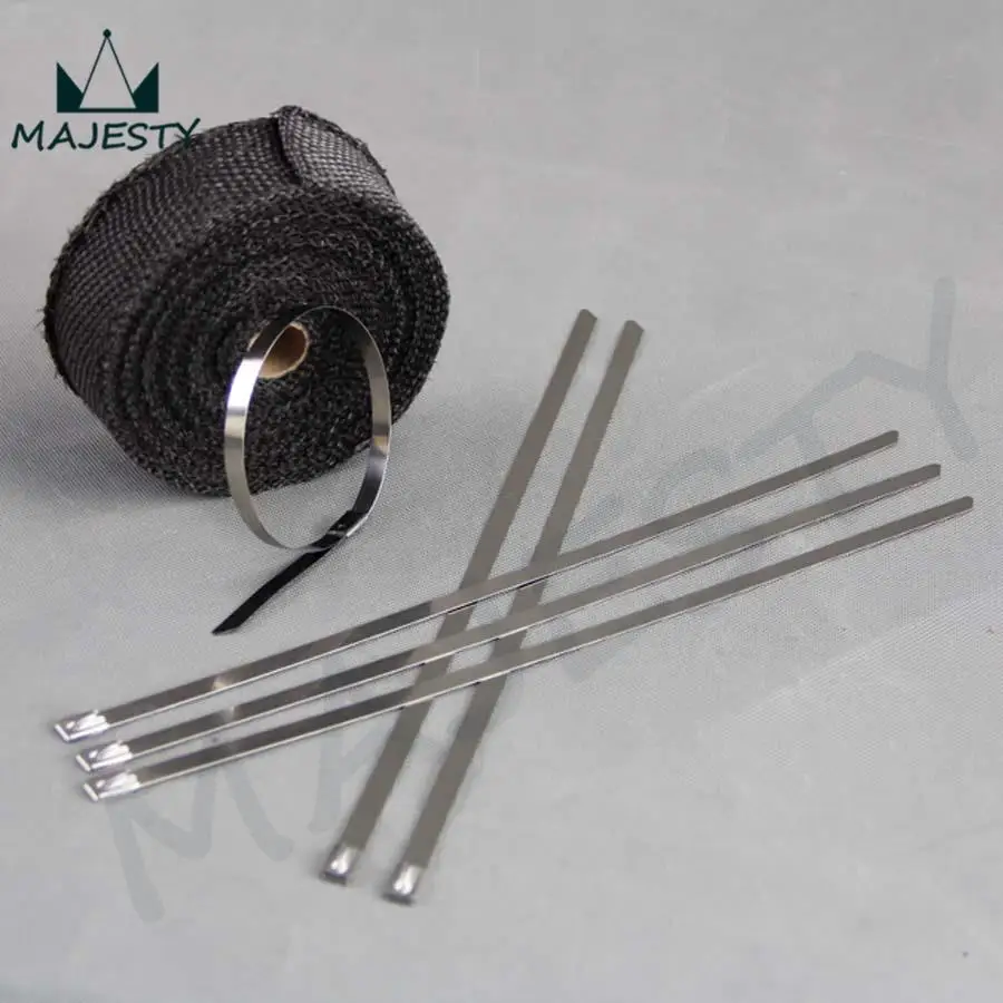 10 м 30 футов выхлопной коллектор турбоколлектор нижняя труба тепловая обмотка +