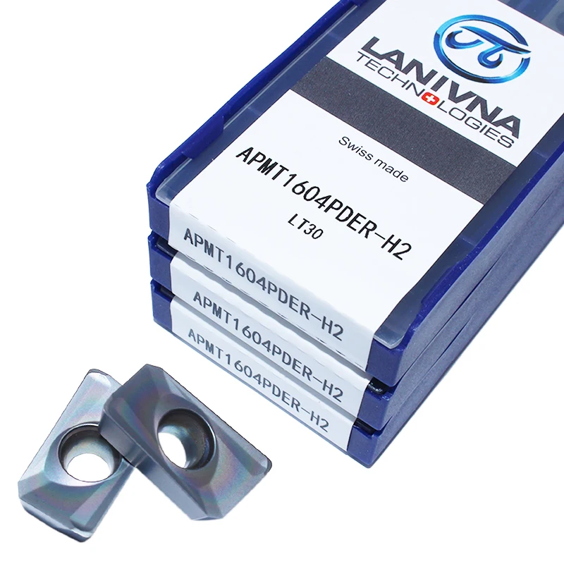 

APMT1604PDER-H2 LT30 10 шт. Высококачественные твердосплавные вставки APMT1604 Концевой фрезерный инструмент Фрезерный станок с ЧПУ Металлический токар...