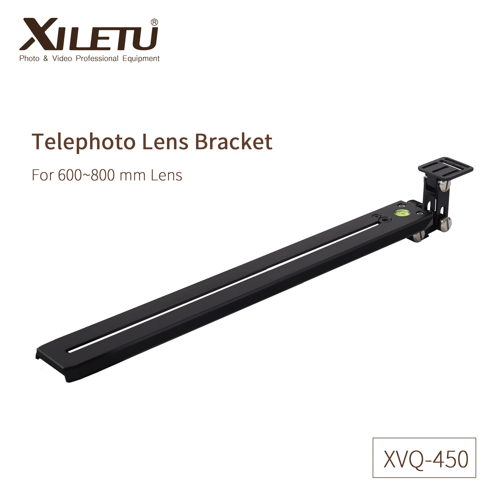 XILETU XVQ-450 телеобъектив адаптер кронштейн удлинить plate400мм для наблюдения за птицами головка гидравлическая головка Sachtler Manfrotto Gitz