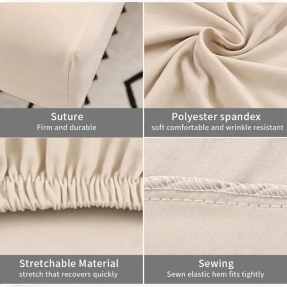 

Fabric Chair Covers Spandex Desk Seat Elastic Chair Covers Sofa and Armchair Protector Seat Slipcovers for Hotel Banquet Wedding
