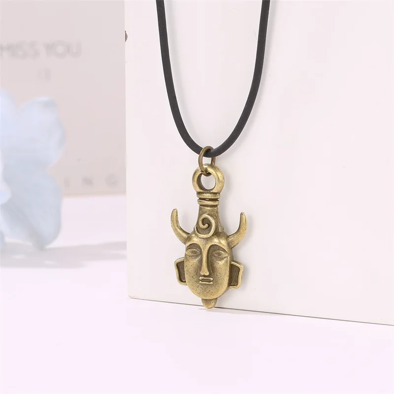 Supernatural Dean Necklaces Leather Rope Pendant Chain Necklace Winchester Jensen Ackles Amulet Vintage Jewelry | Украшения и